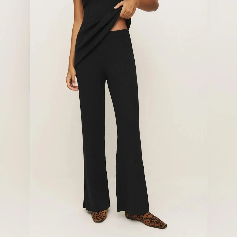Reformation Novah Regenerative Merino Sweater Pants Size Small NWT - Picture 3 of 8